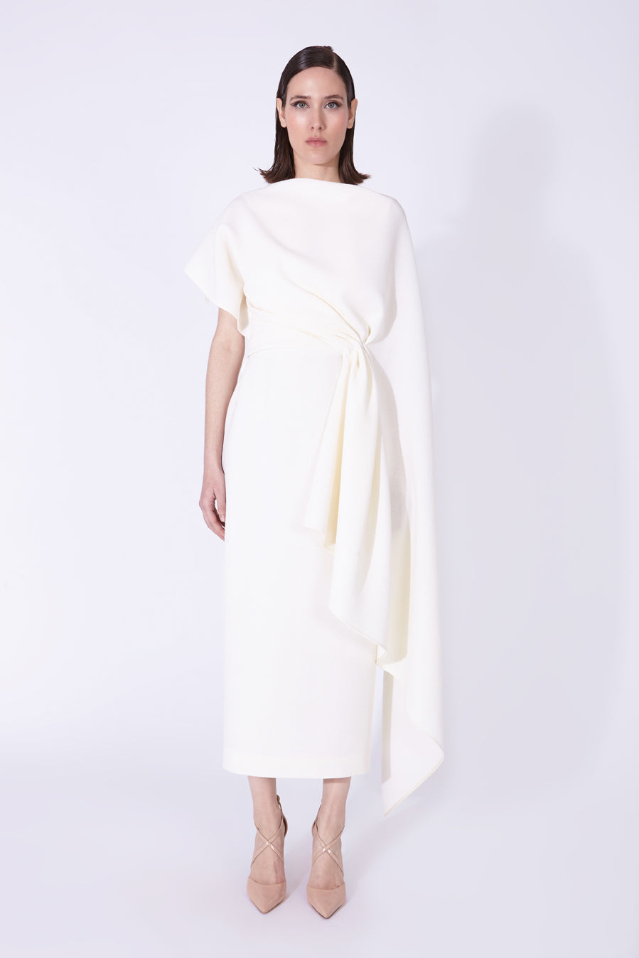 Asymmetrical cape dress Asymmetrical cape dress