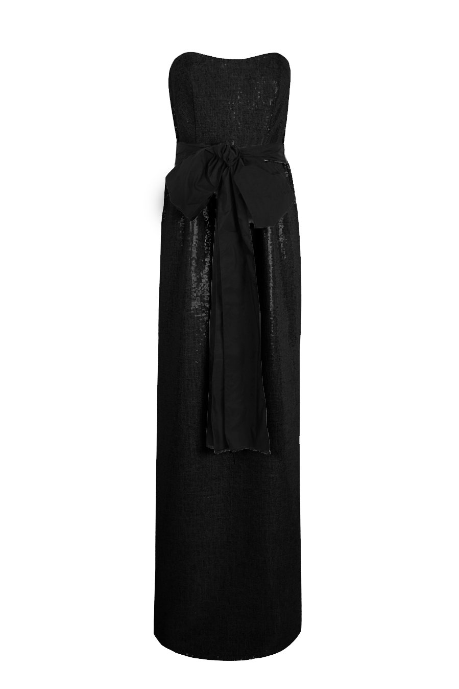 Vestido con lentejuelas palabra de honor