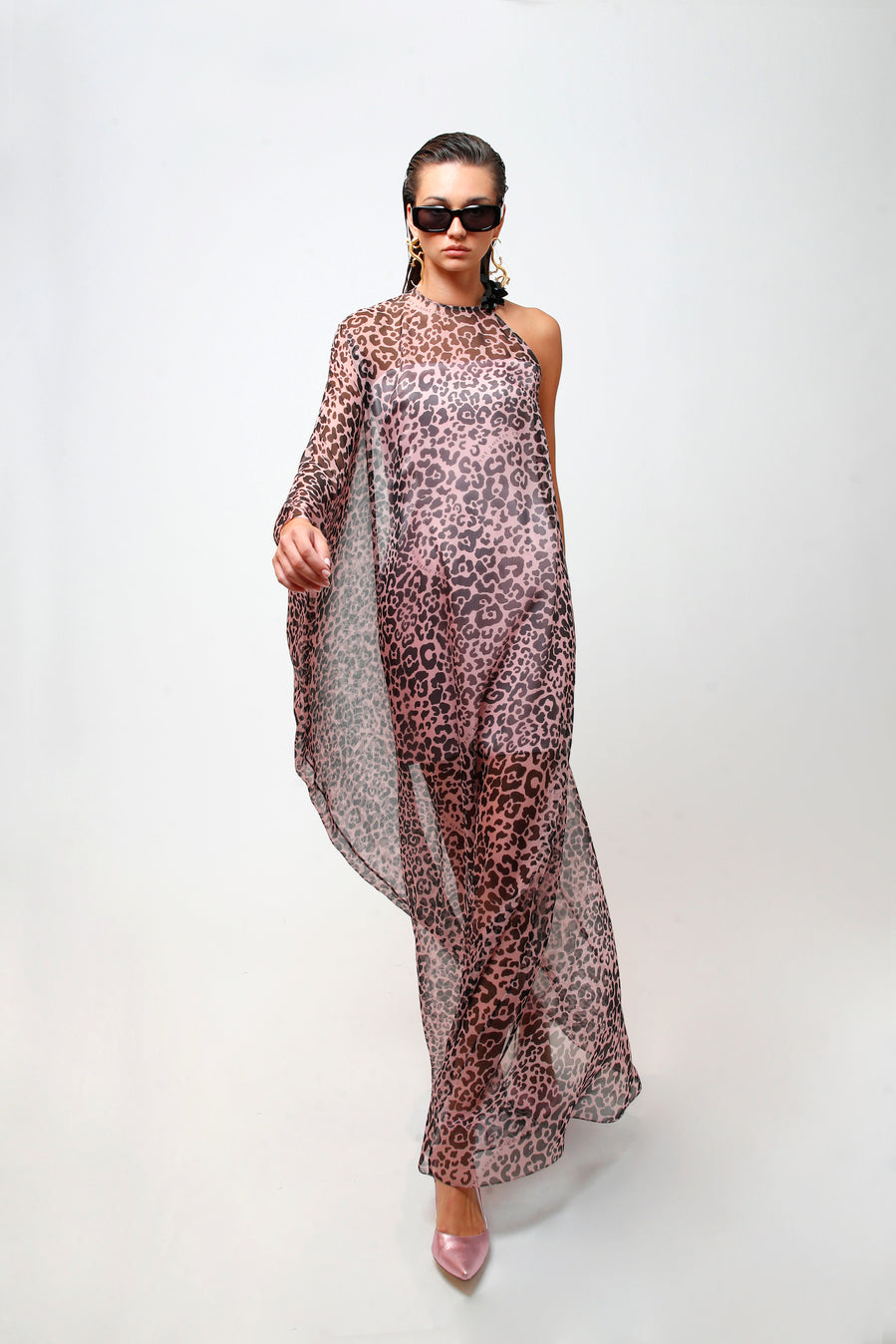 Asymmetrical kaftan animal print Asymmetrical kaftan animal print