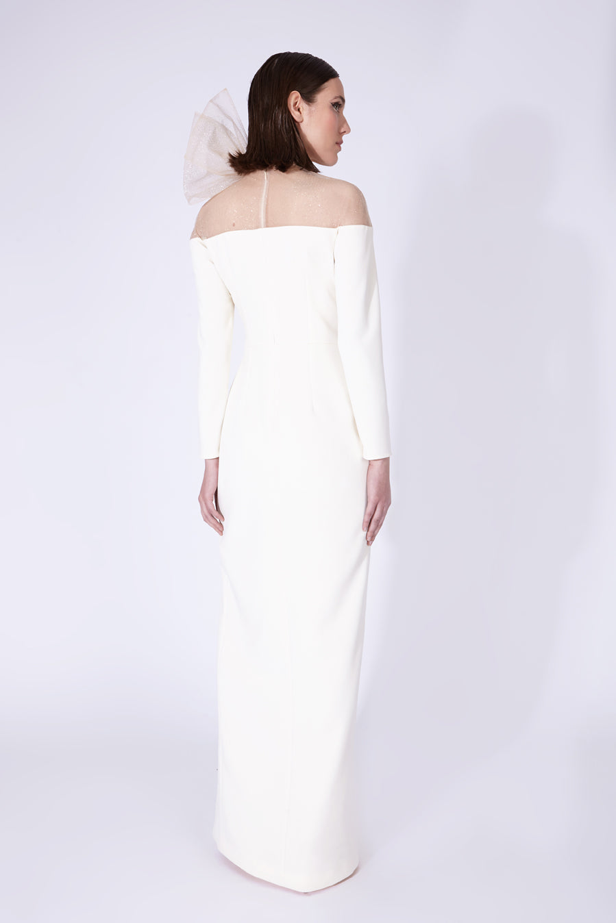 Long dress with slit THE 2ND SKIN CO. Long dress with slit THE 2ND SKIN CO.