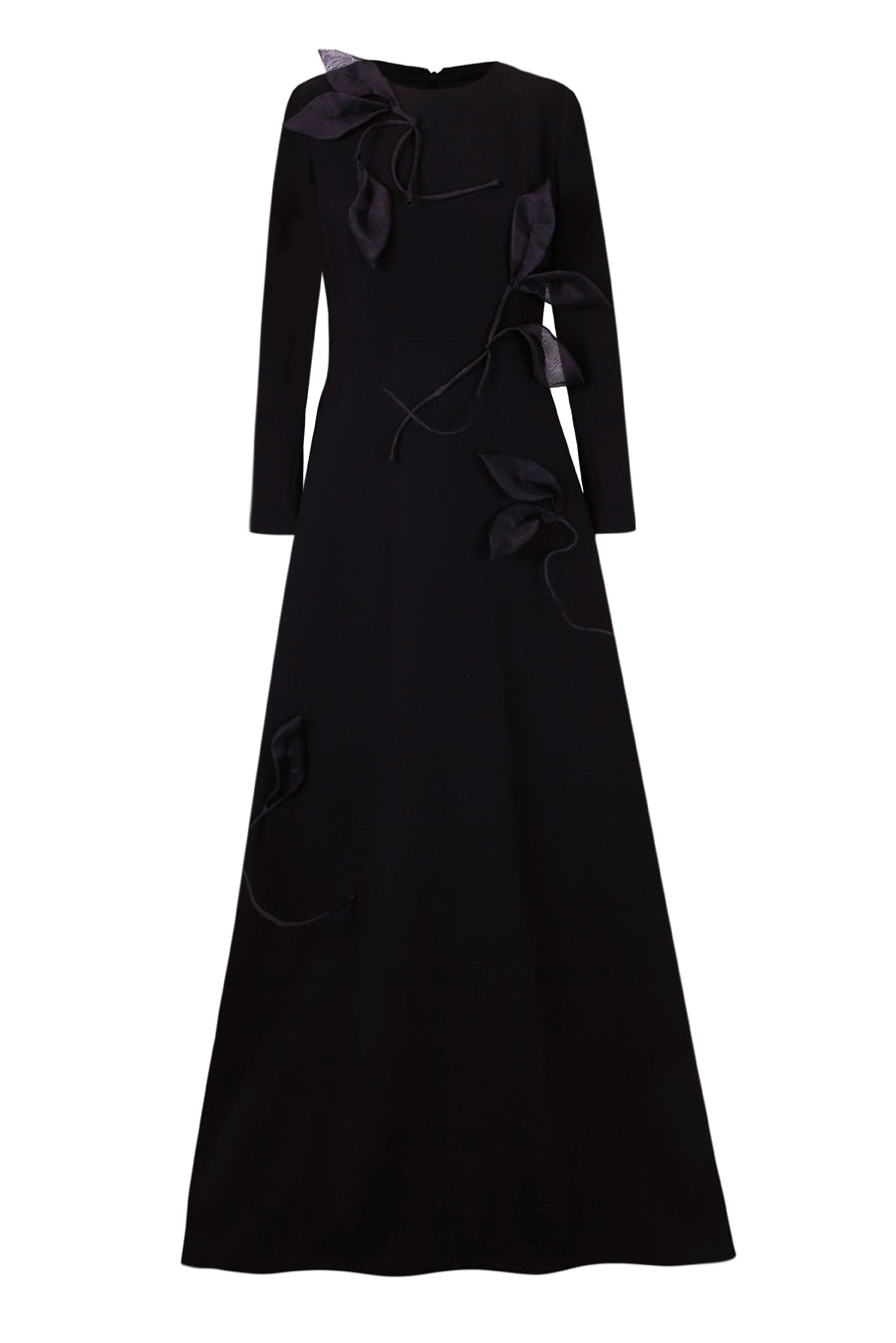 Long a-line dress with leaves THE 2ND SKIN CO. Long a-line dress with leaves THE 2ND SKIN CO.
