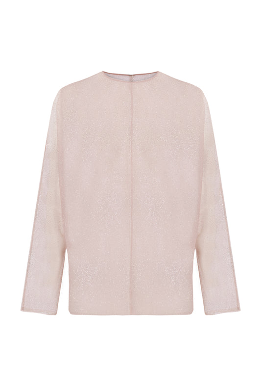 Long sleeve glitter top