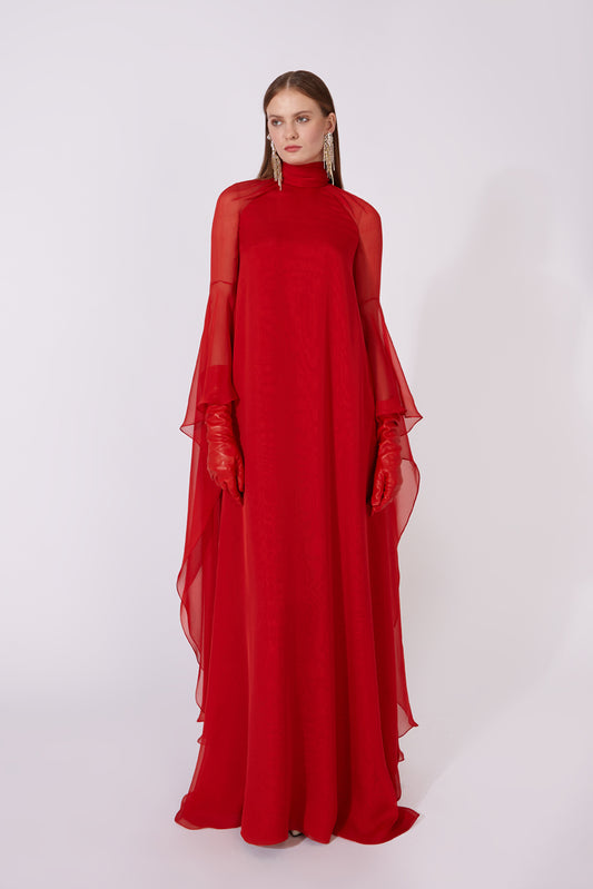 Maxi Silk Muslin Dress