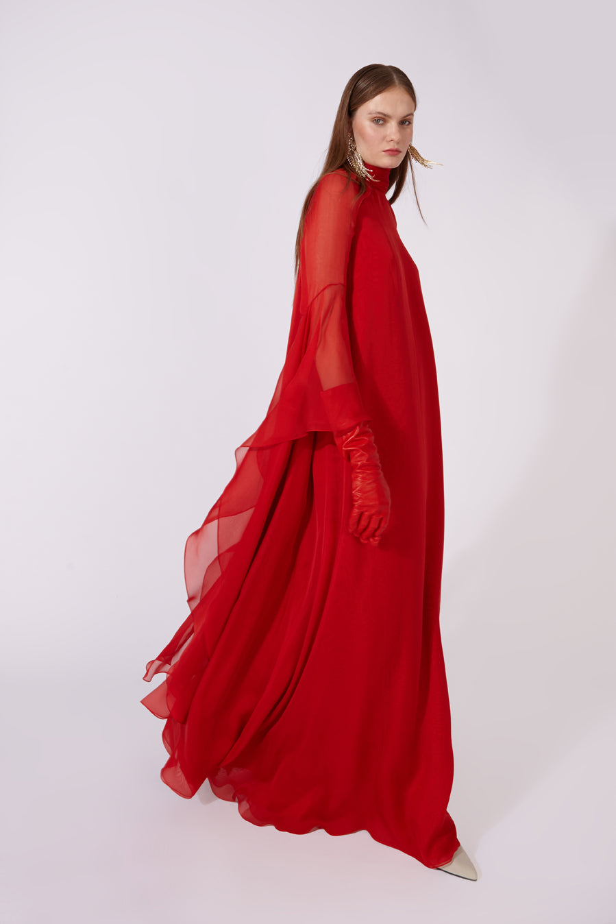 Maxi Silk Muslin Dress