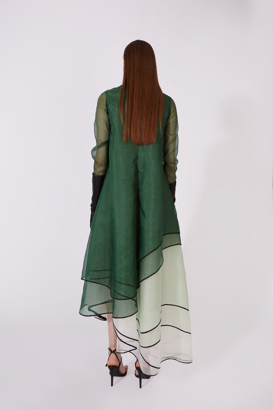 Organza Layered Maxi Dress