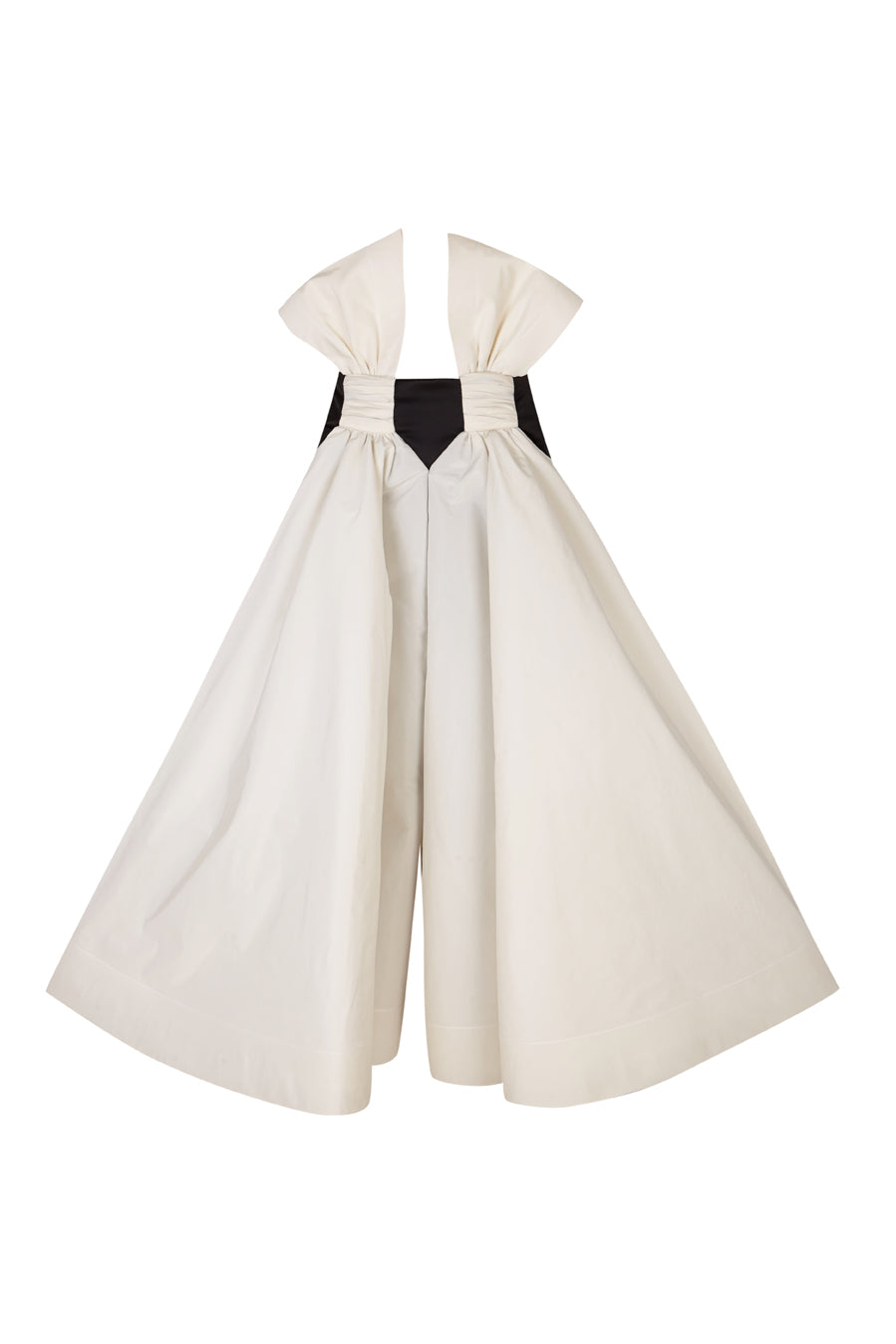 Midi Skirt in Satin and Taffeta with Bow Detail
