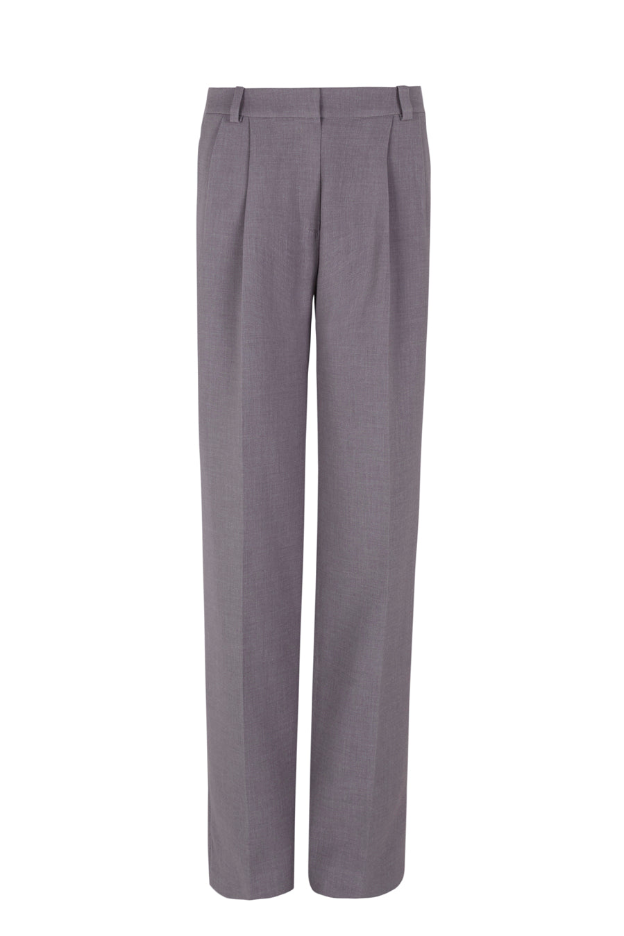 Carrot-fit cool wool trousers