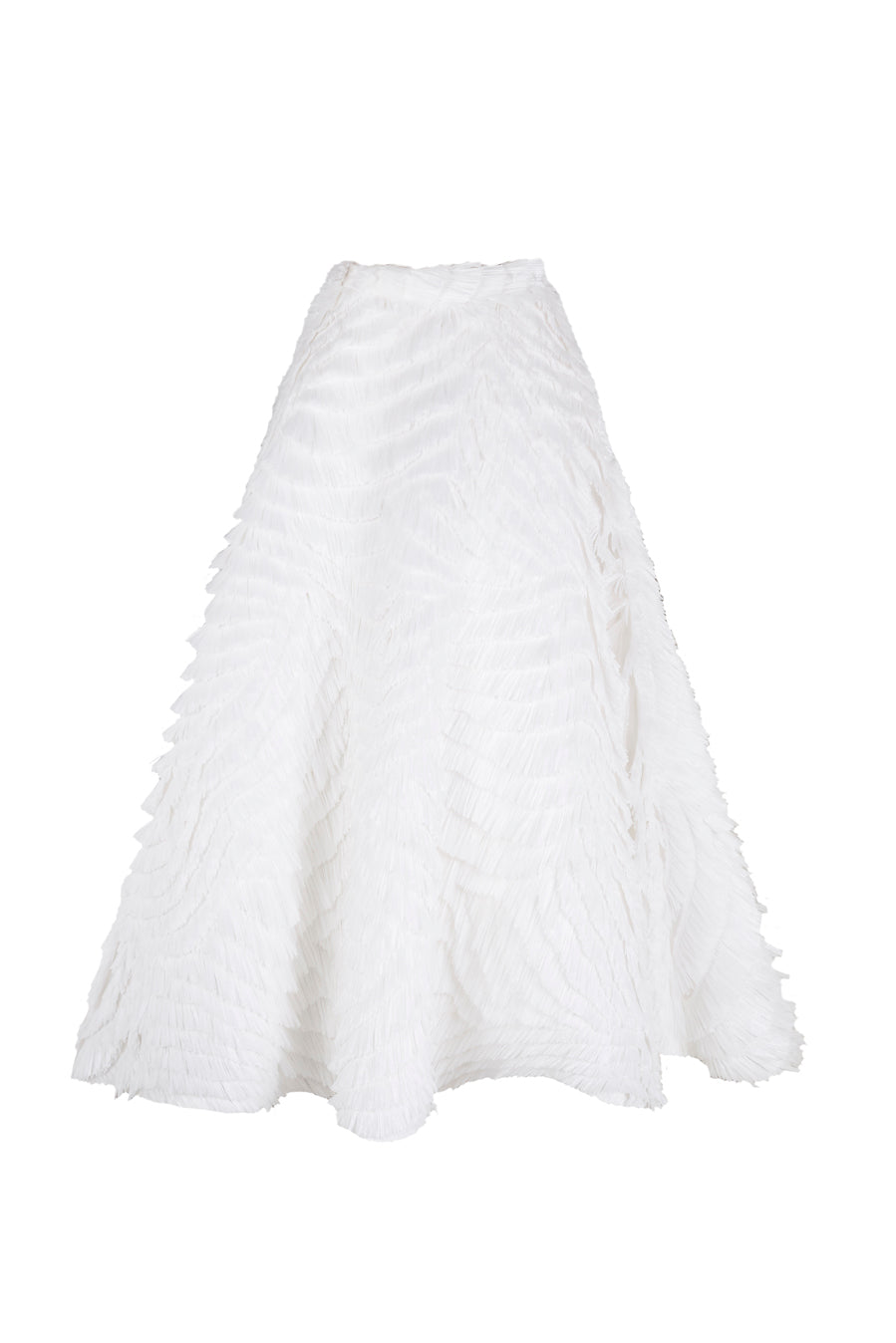 Cape-Style Midi Skirt