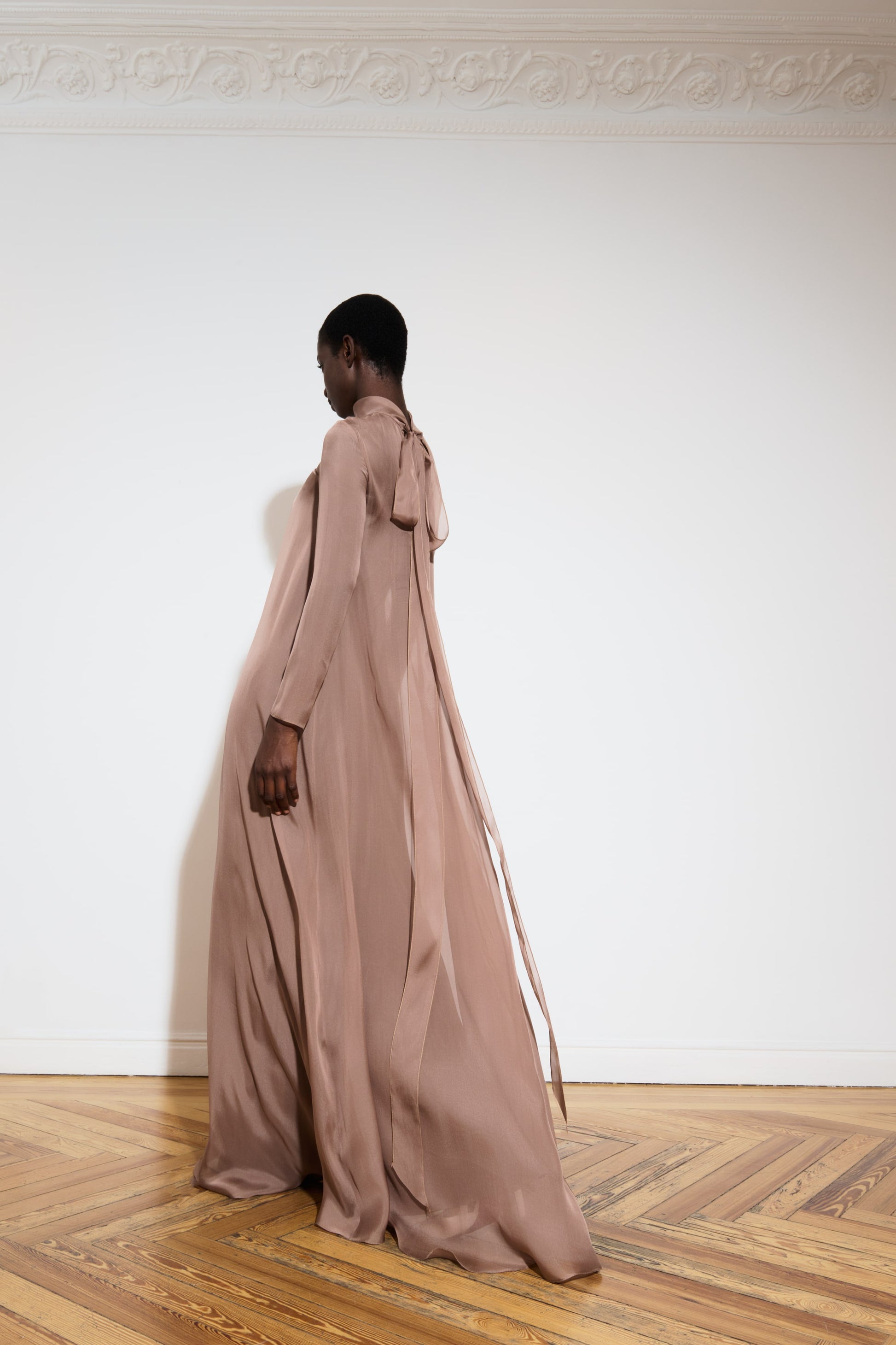 Long silk muslin dress THE 2ND SKIN CO. Long silk muslin dress THE 2ND SKIN CO.