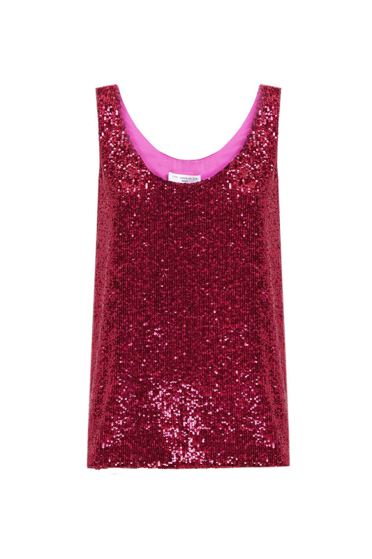 Paillettes strappy top