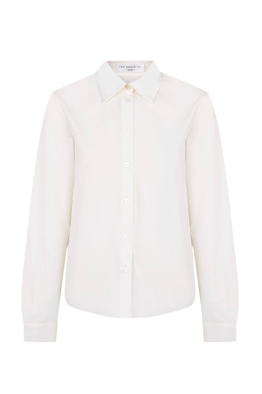 Skinny poplin shirt