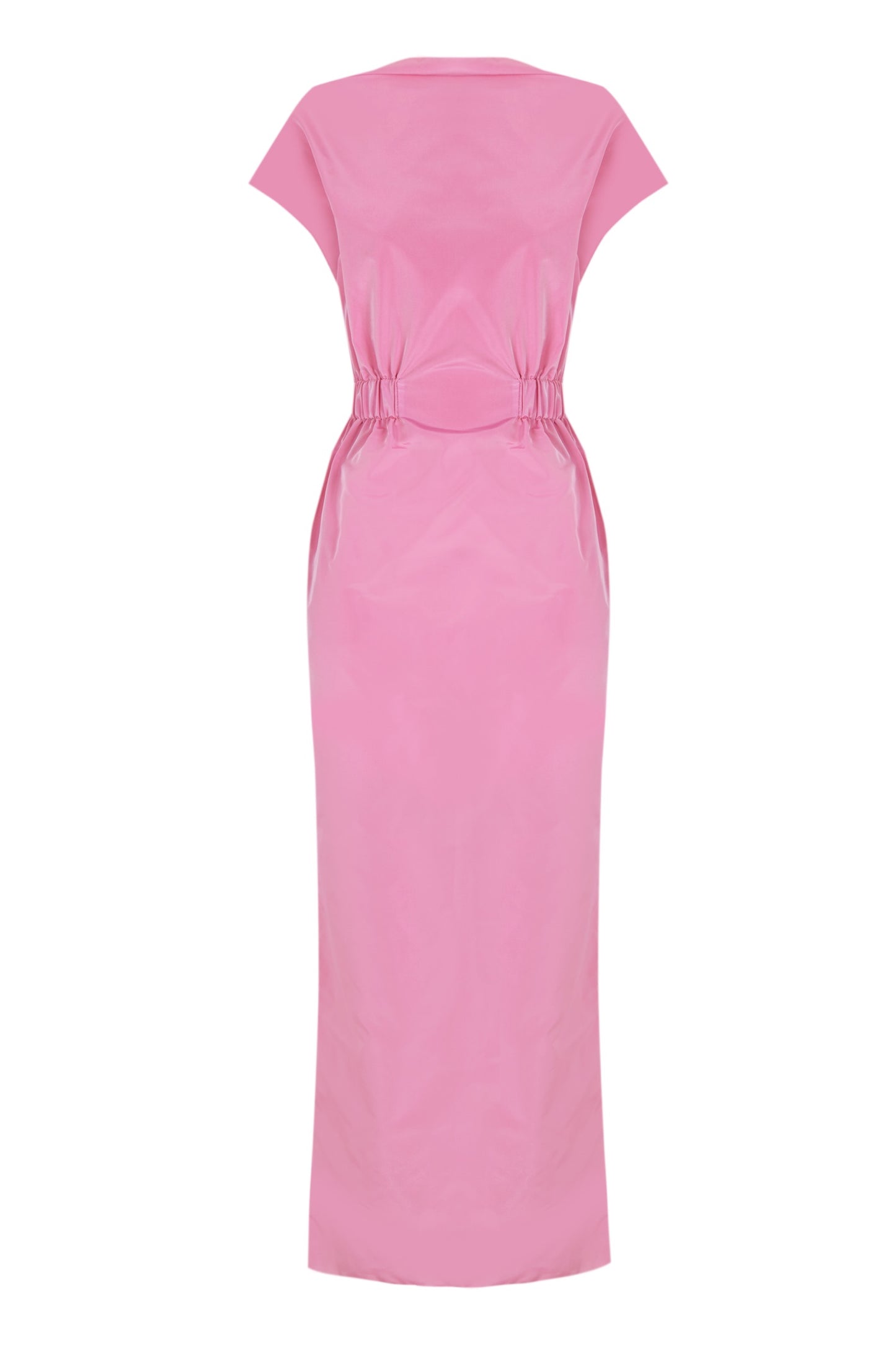 Pink taffeta dress