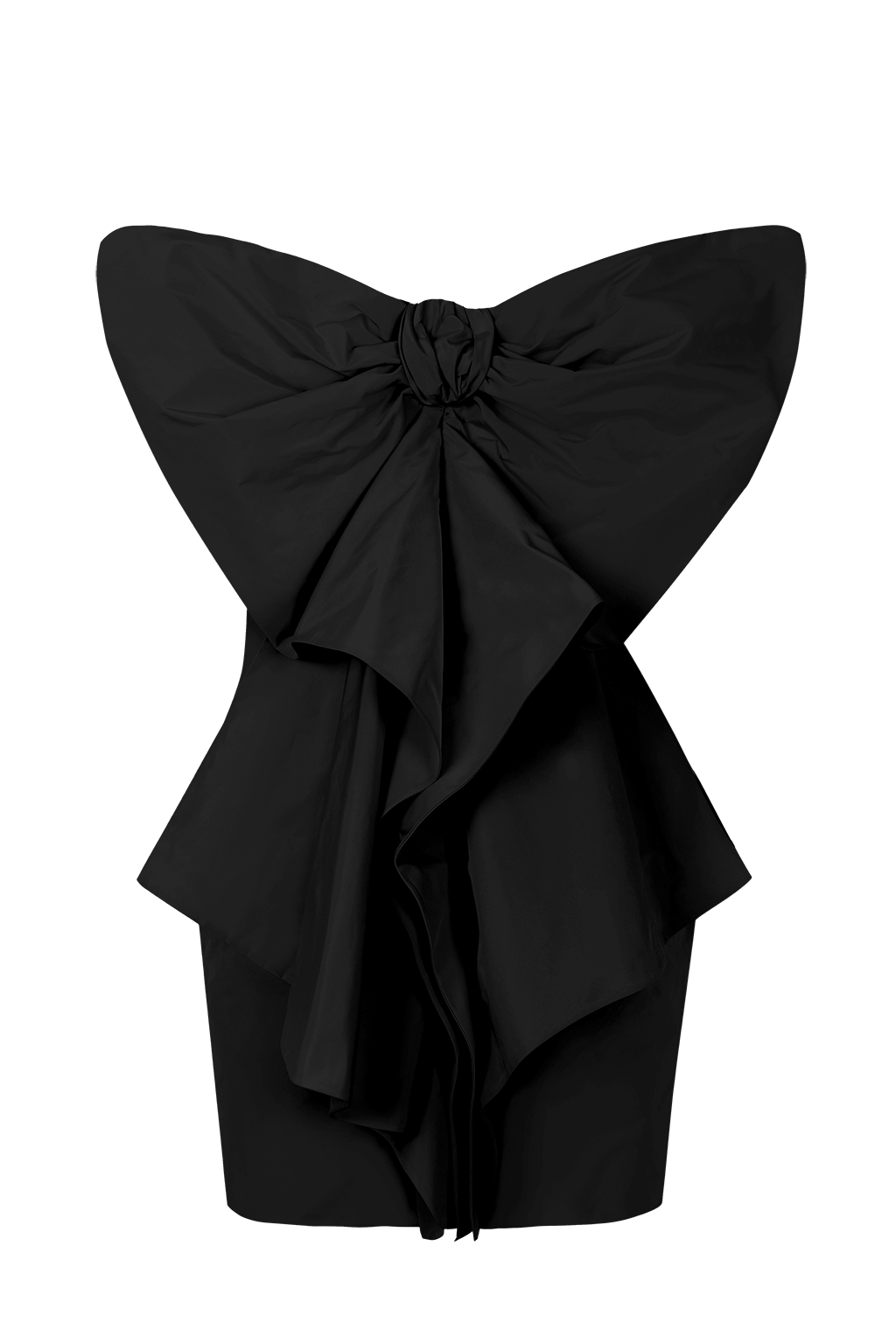 Strapless bow dress